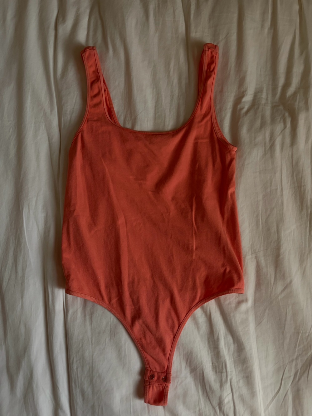 Bebe Women’s Coral Sleeveless Bodysuit Top